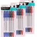 Merkloos / Sans marque Balpennen set - 24 stuks - 3 kleuren - blauw - zwart - rood