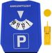 FIRST AID ONLY 5-in-1 multifunctionele parkeerschijf, kunststof, blauw