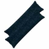 vidaXL Kussensloop 2 stuks Houten Marineblauw 40 x 145 cm