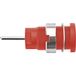 Schützinger DI SEB 6448 Ni / RT Connecteur de sécurité à encastrer Diamètre de la broche : 1.9 mm Rouge 1 pièce