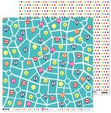 Anita and Your World Scrapbooking papier 12 x 12 cm, 5 stuks, reiskaarten