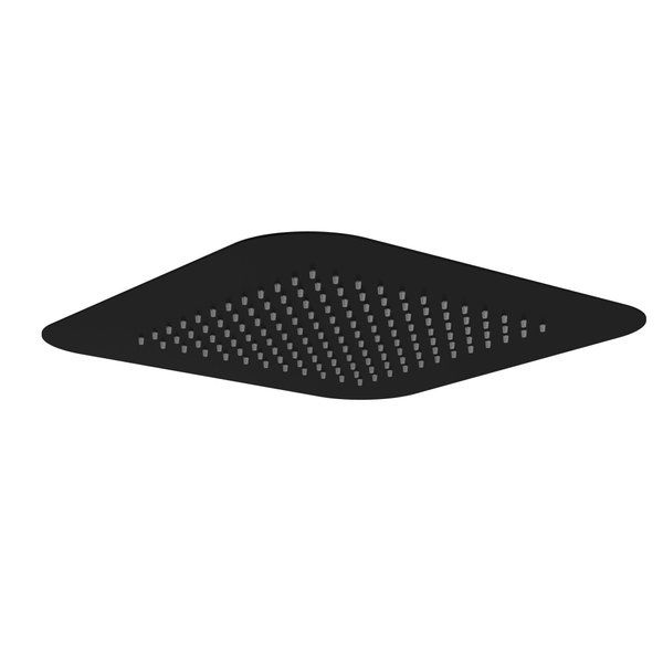 Hotbath Gal Inbouw hoofddouche 42 x 42 cm Mat Zwart M147BL