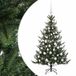 vidaXL Kunstkerstboom met kerstbal 150 cm 150 LED's Warmwit