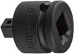 HAZET Verloopstuk 8807S · 3/8 inch (10 mm) vierkant hol · 1/4 inch (6,3 mm) vierkant massief · Lengte: 28 mm