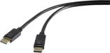 Renkforce RF-5234036 DisplayPort-kabel DisplayPort Aansluitkabel DisplayPort-stekker, DisplayPort-stekker 5.00 m Zwart