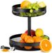 Moritz & Moritz fruitmand etagère rond zwart