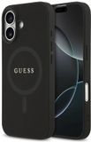 Guess Saffiano Classic Logo MagSafe Case for iPhone 17 - Black