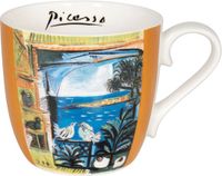 Könitz mok Picasso - Les Pigeons, koffiemok, beker, koffiemok, porselein, 425 ml