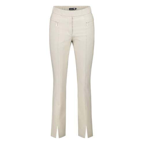 gardeur gardeur cropped slim fit broek Zene43 zand