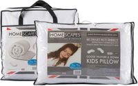 Homescapes Ensemble couette & oreiller enfant 120x150 cm + 60x40 cm – duvet et plumes d'oie – classe de chaleur 2 – certifié OEKO-TEX® & RDS