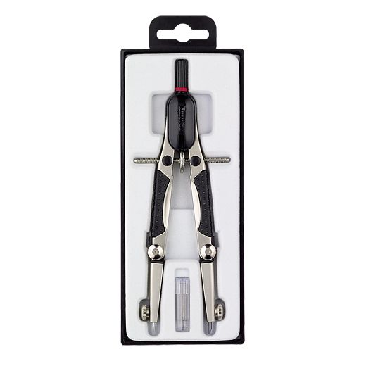 Rotring Compact Compass | Black, Stainless Steel | Circles up to 360 mm