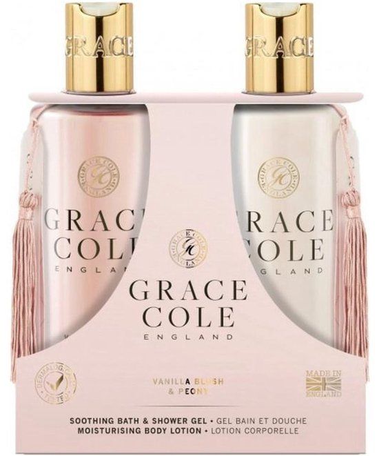 Grace Cole Vanilla Blush & Peony Body Care Duo - 300+300ml