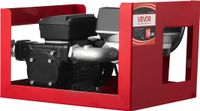 VEVOR Brandstofpomp 230V, 16 GPM (60 liter/minuut), elektrische pomp voor het overpompen van diesel, petroleum, biodiesel, met meter, automatische brandstofslang en 2 slangen, met een opvoerhoogte van 45 voet (13,7 meter), geschikt voor voertuigen en bouwplaats