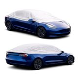 Simply CTC2 medium waterbestendige autohoes met elastische veilige pasvorm - bescherming tegen vorst, boomsap, stof en meer - middelgrote voertuigen 260 cm x 150 cm x 50 cm