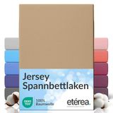 ETÉREA Hoeslaken Jersey 200 x 220 cm Taupe