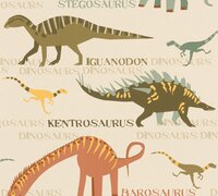 A.S. Création DINOSAURUS BEHANG - Beige Meerkleurig - Kinderkamer - AS Creation Boys & Girls 6