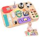 Table d'activités jouet Montessori - Jouet sensoriel en bois - Tout-petits et bébés - Motricité et fidget