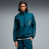 PUMA T7 Relaxed geweven trainingsjack voor heren M, Midnight Petrol Blue