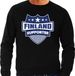 Bellatio Decorations Finland supporter schild sweater zwart voor heren M