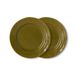 HKLIVING Farmhouse ceramics assiette à déjeuner Ø22 cm - vert mousse (set de 2)