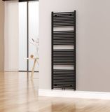 Saqu Cole Handdoekradiator - 180 x 60 cm - 1072W - Mat Zwart