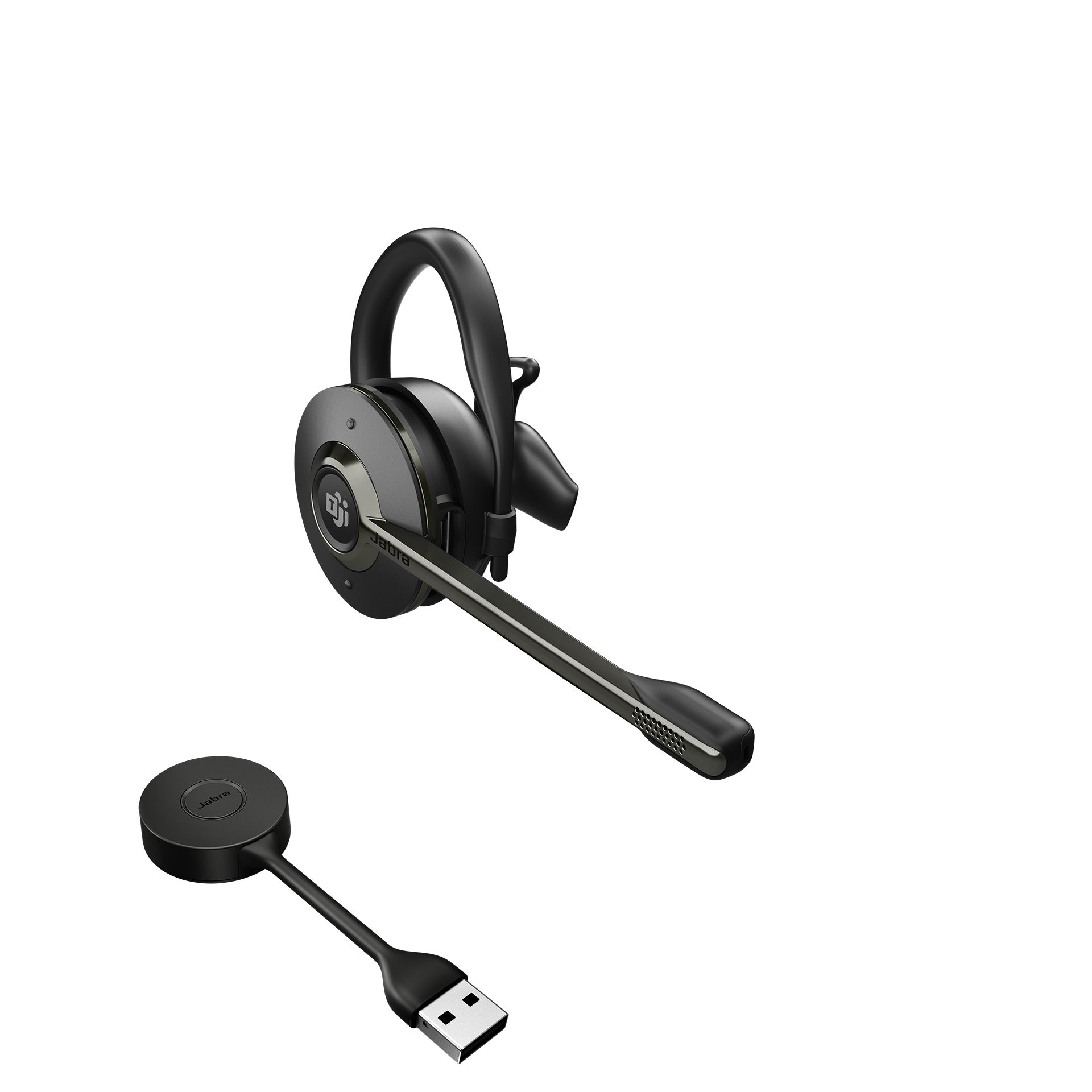 Jabra Engage 55 Wireless Headset - Black/Titanium - On-Ear - Office/Call Center