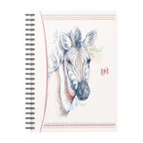 OXFORD Boho Spirit notitieboek A5 gelijnd 120 pagina's 90g zebra pak van 5