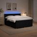 Maison Exclusive - Lit Boxspring avec matelas noir 140 x 200 cm tissu