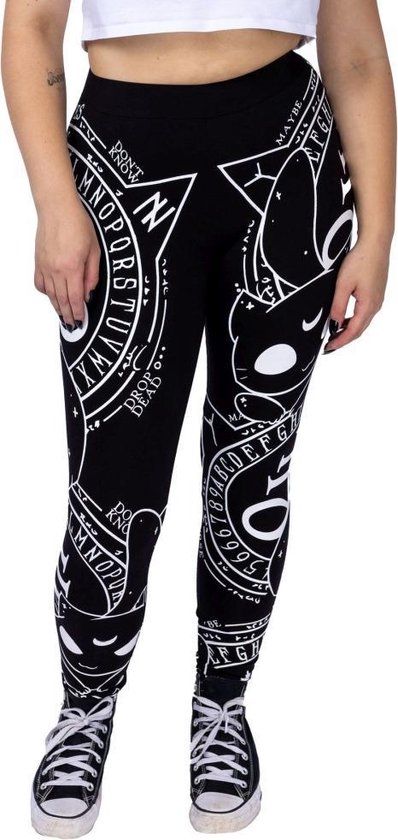 Heartless Cat Craft Dames Legging - zwart/wit - S