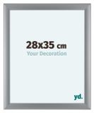 yd. Cadre photo 28x35 cm MDF Argent mat Como