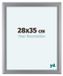 yd. Cadre photo 28x35 cm MDF Argent mat Como