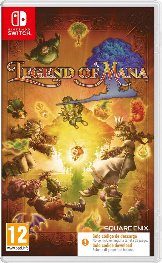 Square Enix Legend of Mana Remaster - Nintendo Switch - Code in a Box