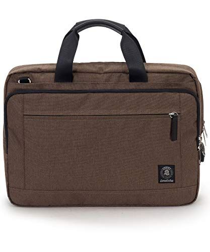 Invicta Laptoptas voor Dames - Bruin - 15.6 inch - Schouderriem