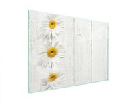 TMK ArtDeko Glazen Snijplank Beschermplaat - 70x52 cm - Transparant