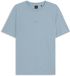 HUGO BOSS Orange T-shirt Stretch-Cotton With Logo Print Pastel Blue