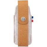 Opinel Outdoor etui L van gerecycled leer & R-PET-vilt – bruin