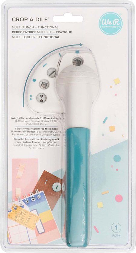We R Makers Crop-A-Dile Multi-Hole Punch - Utility