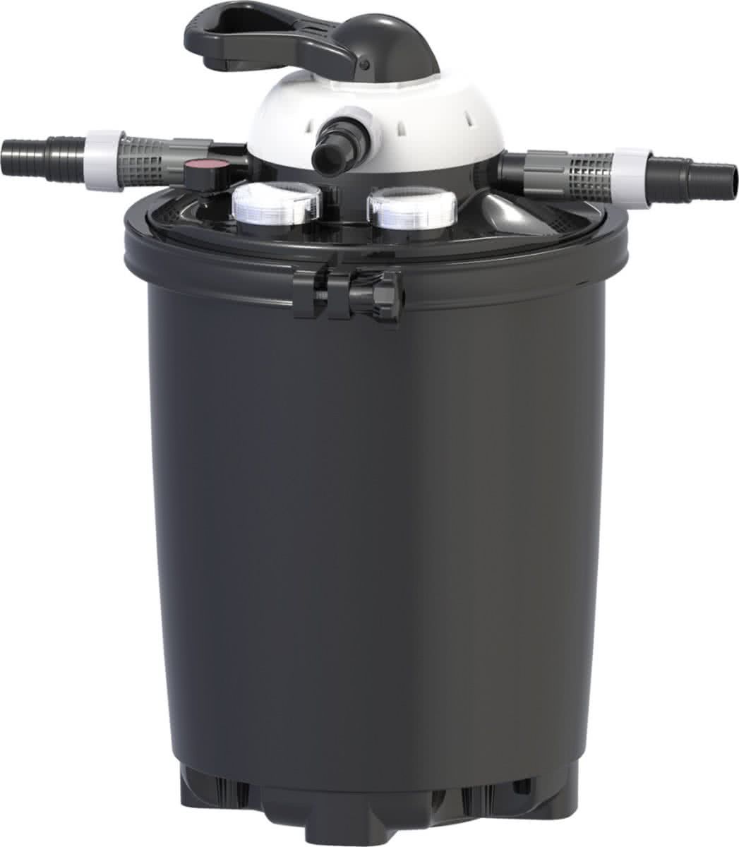 Velda Clear Control 50 + UV-C drukfilter met 7-standenkraan + UV-C Unit 18 W