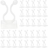 Famanu – Plastic opbergmand - 7 stuks - stapelbare opbergbakken - meerdere maten - open bakjes - kast - keuken - badkamer - kantoor - 5 grote - 2 kleine