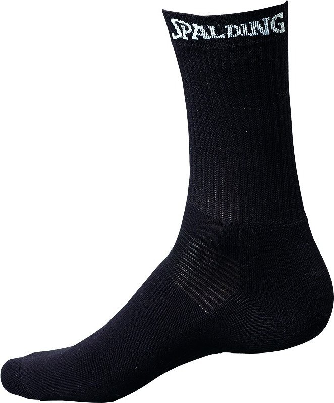 Spalding Socks Mid Cut sportsokken zwart 36 - 40 heren