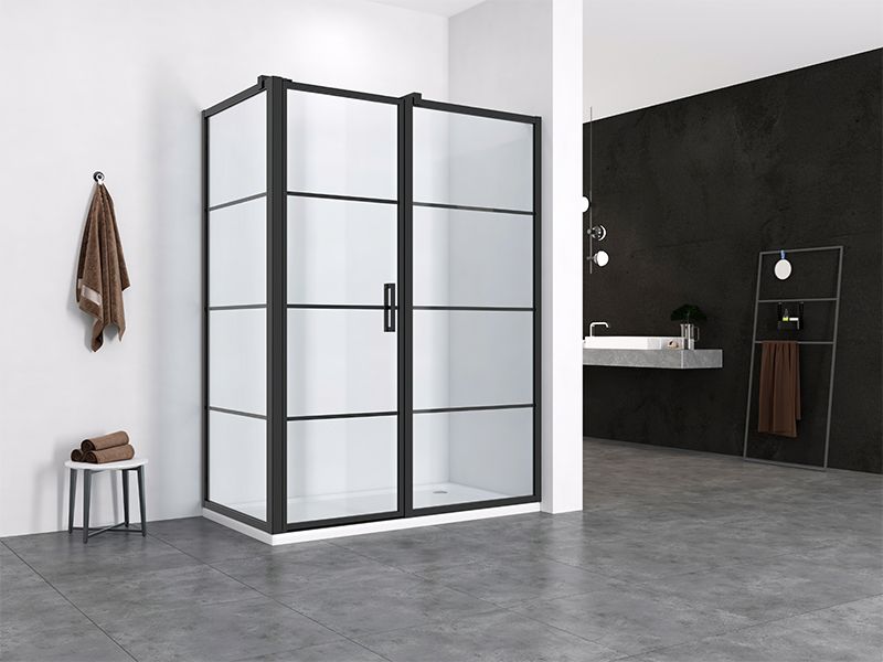 Badkamerplanet Handdoekhaak Rond Gun Metal - Mat Zwart - 200cm