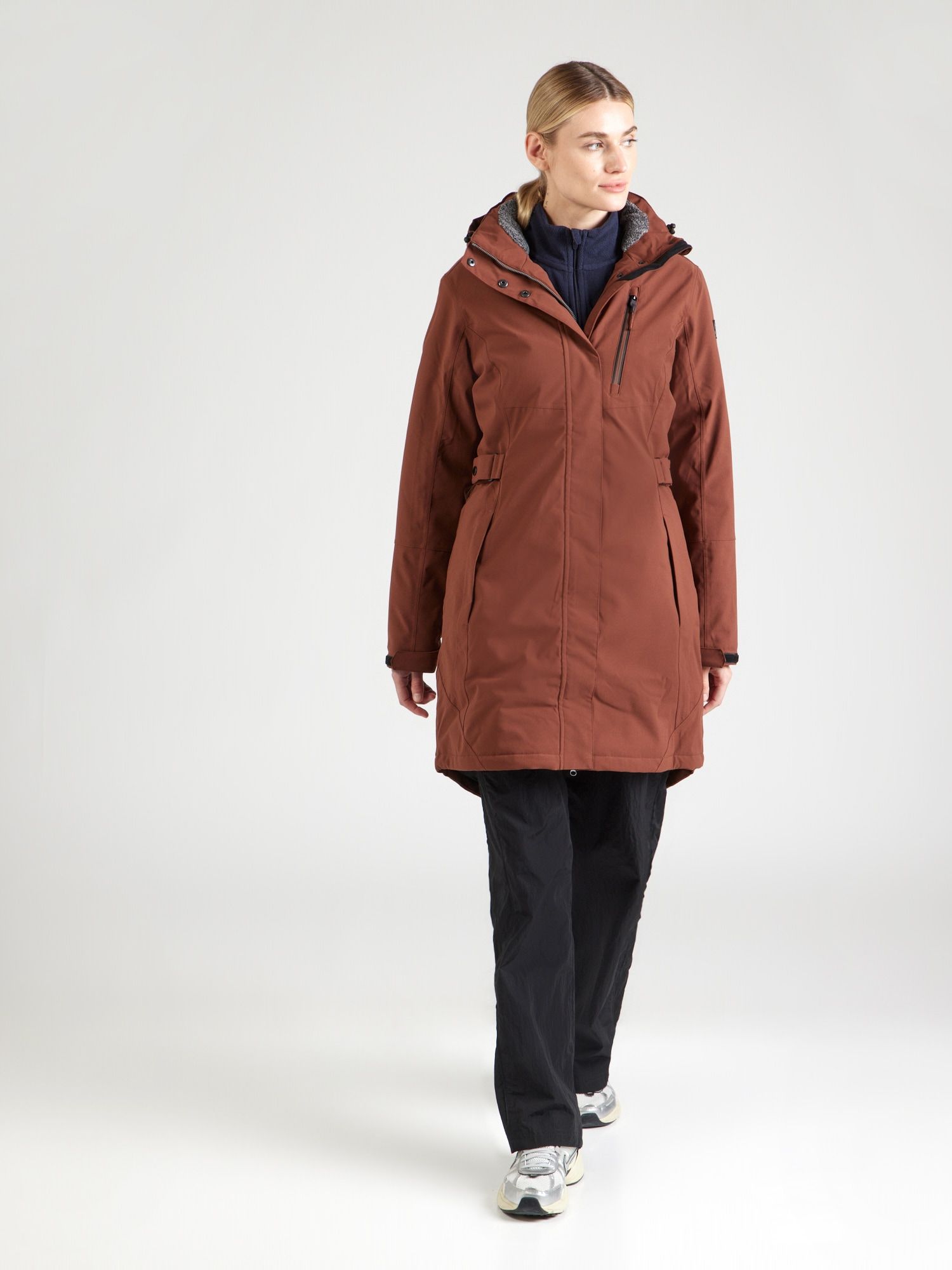 killtec dames Functionele parka/parka met afritsbare capuchon KOW 165 WMN PRK, cappucino, 42, 37726-000