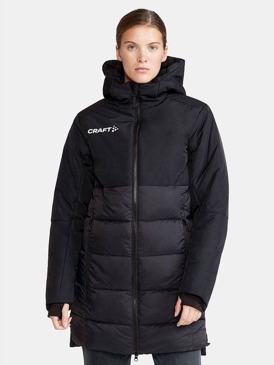 Craft Evolve Isolate Winter-/Stadionjack Dames - Zwart | Maat: XXL