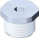 Wiska EVSGS 25 Blindstop M25 Polyamide Gris-blanc (RAL 7035) 1 pièce(s)