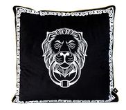 Chic Home TOTAL CHIC velours hoes, zwart, 45 x 45 cm