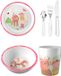 HABA Geschirr-Set Schüssel, Teller, Becher & Besteck Princess & Mustang