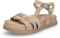 Gabor - Dames - Sandalen - Platte sandalen - Beige - Leer - Maat 40