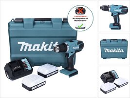 Makita DF457DWE Accuboormachine - 18V - Incl. 2 Accu's & Koffer