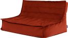 Icon Kota Pouf Canapé - Velours Fauteuil - Terracotta