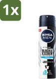 NIVEA Men Deodorant Spray Invisible for Black & White Fresh 150 ml